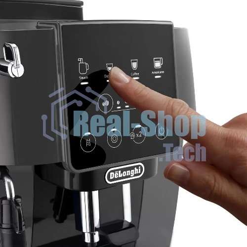 Кофемашина автоматическая DeLonghi ECAM220.22.Gb черный, исп. кофе - зерновой/молотый, 1.8 л, 1450 Вт, 15 Бар.