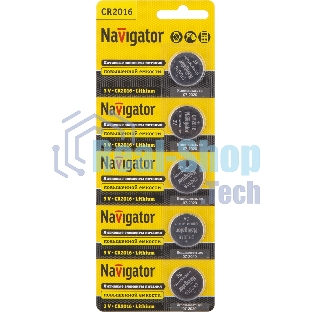 Элемент питания Navigator NBT-CR2016-BP5
