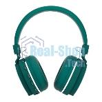 Беспроводные наушники MORE CHOICE HW15 зеленый, накладные, Bluetooth, до 6 ч