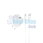 Сетевое зарядное устройство HOCO CS12Am White СЗУ 1USB 3.0A QC3.0 18W быстрая зарядка