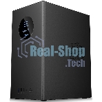 Компьютерный корпус CBR mATX Minitower V865, без БП, 1хUSB 3.0, 2хUSB 2.0, HD Audio+Mic, Digital Screen, черный