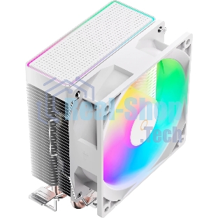 Кулер для процессора Ocypus Gamma A20 WH ARGB, 92mm FARGB FAN, Top FARGB Panel, 2 HEAT PIPES, 3-PIN, 1900 RPM, 21DBA, HYDRO BEARING, LGA115X/1200/1700/18XX, AM4/AM5