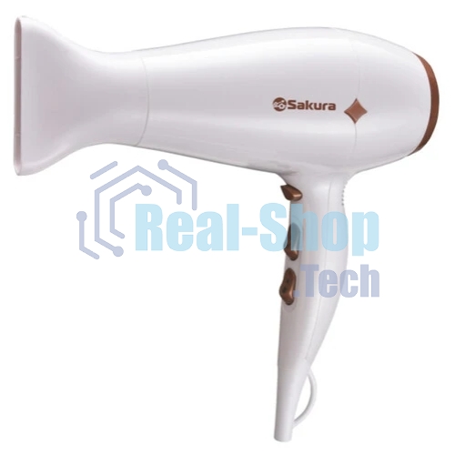 Фен SAKURA SA-4048W белый, 2200 Вт