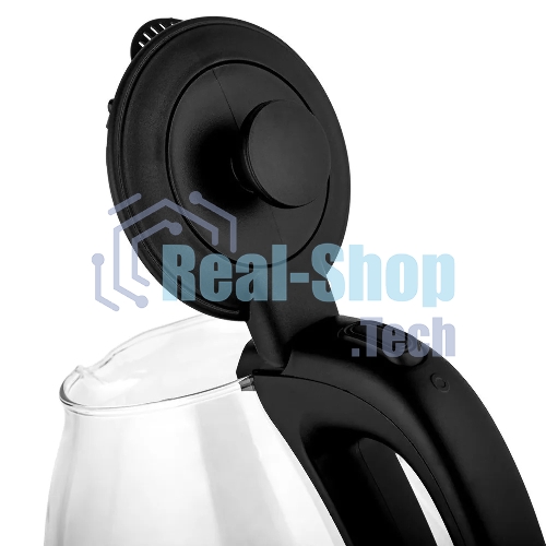 Чайник электрический BRAYER BR6106, 1100 Вт, 1 л, стеклянный, автоотключение, подсветка, черный