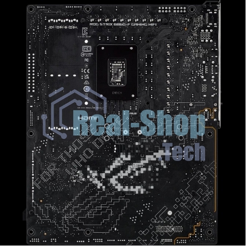 Материнская плата ASUS ROG STRIX B860-F GAMING WIFI, LGA 1851, Intel B860, 4xDDR5, 4xSATA, 4xM.2, 1xPCIe 5.0 x16, 1xPCIe 4.0 x16, 1xDP, 1xHDMI, 1x 2.5Gb LAN, 1xUSB 20Gbps, 1xUSB 10Gbps, 6xUSB-A 5Gbps, 2xUSB 2.0, 3x3.5 мм, 7.1, ATX