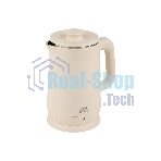 Чайник электрический Homestar HS-1006 1.8л бежевый, двойной корпус
