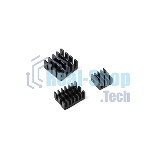 Набор радиаторов ACD RA537 черный 3 in 1 Heat Sink Set Aluminum for Raspberry Pi 4B
