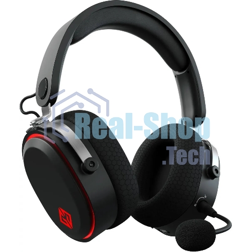 Беспроводные/проводные наушники GMNG GG-HS405W черный, полноразмерные, Bluetooth + радиоканал + проводной, до 40 ч