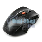 Мышь беспроводная Nakatomi MRON-07U черный, 1600 dpi, радиоканал, USB, кнопки - 5