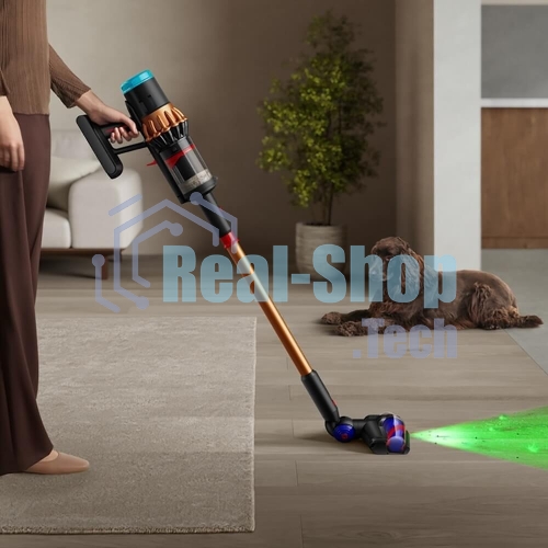 Пылесос вертикальный Dyson V16 Piston animal оранжевый/черный, питание от аккумулятора, 315 Вт, уборка сухая, пылесборник 1.3 л