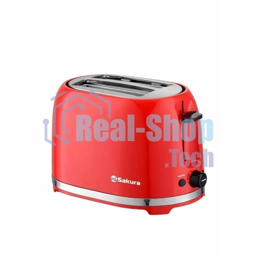 Тостер Sakura SA-7610R 850 Вт, красный