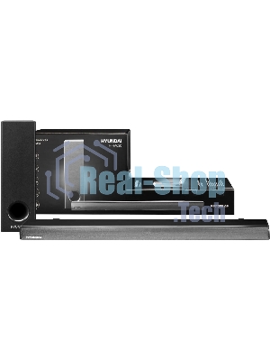 Микросистема Hyundai H-HA630 черный 150Вт FM USB BT SD/MMC/MS