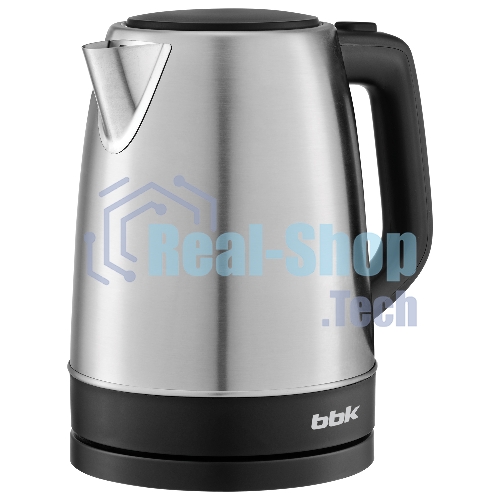 Чайник электрический BBK EK1764S 1.7 л 2200 Вт, черный/нержавеющая сталь
