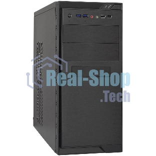 Компьютерный корпус Minitower ExeGate MA-372UX Black, mATX UN400, 120мм 2*USB+2*USB3.0, Audio
