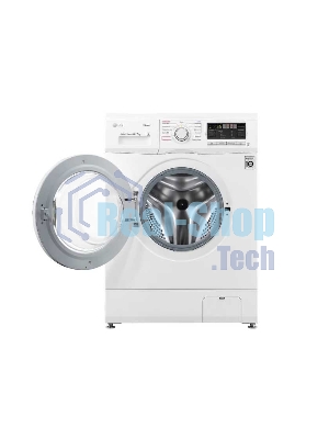 Стиральная машина LG F1296CDS0X белый, загрузка фронтальная 6 кг, 1200 об/мин, класс B