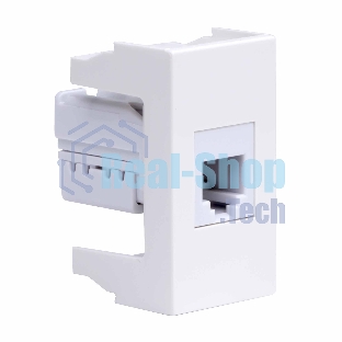 Розетка телефонная DKC Viva 45018 1-м 1 мод, RJ12, 6P6C, белый