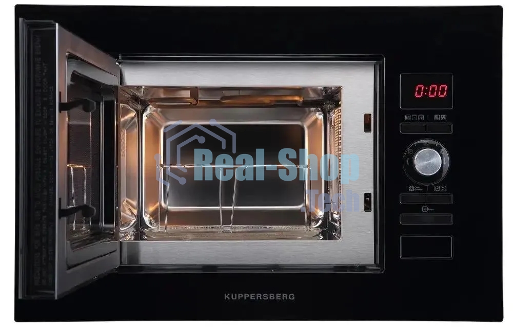 Встраиваемая микроволновая печь Kuppersberg HMW 625 B 20 л, High-Tech, 800 Вт, черный