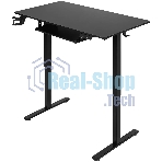 Стол игровой Defender Victory черн, 110x60, высота 72-117, полк 1