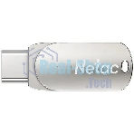 Флешка USB Netac U785C (NT03U785C-064G-32PN), 64Gb, USB 3.0/TypeC, R/W 110/45, серебристый