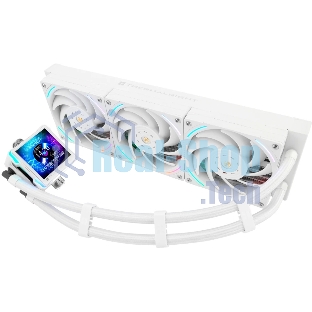 Система жидкостного охлаждения Thermalright Elite Vision 360 (360mm, LED, White, ARGB/Fans: 3x120mm, 69CFM, 27dBA, 2150RPM/Pump height 63mm, Rad thickness 27mm/S: 1700, 1200, 1851, 115X, 2011, 2066, AM5, AM4)