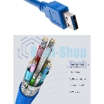 Кабель VCOM VUS7065-3M Кабель-удлинитель USB3.0 Am-Af 3 м
