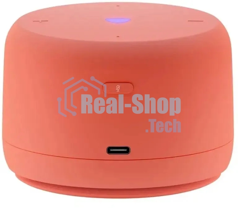 Умная колонка Яндекс Станция Лайт 2, 6Вт, компактная, 1 динамик, Matter, Wi-Fi, Bluetooth 5.0, Алиса, коралловый