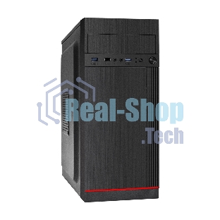 Компьютерный корпус Miditower ExeGate AA-442U2-AA450 (ATX, AA450 8 см, 1хUSB+2хUSB 3.0, аудио, черный)