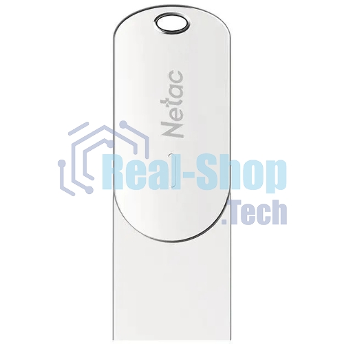 Флешка USB Netac U785C (NT03U785C-064G-32PN), 64Gb, USB 3.0/TypeC, R/W 110/45, серебристый