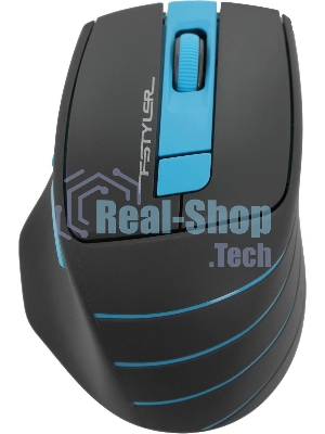 Мышь беспроводная A4Tech Fstyler FG30S серый/синий, 2000 dpi, радиоканал, USB, кнопки - 5