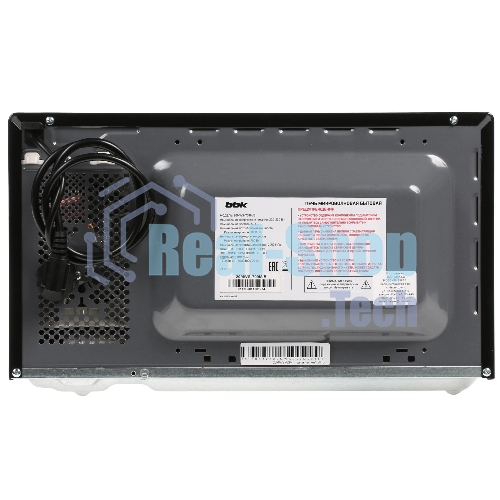 Микроволновая печь BBK 20MWS-709M/B черный, 20 л, 700 Вт, переключатели - поворотный механизм