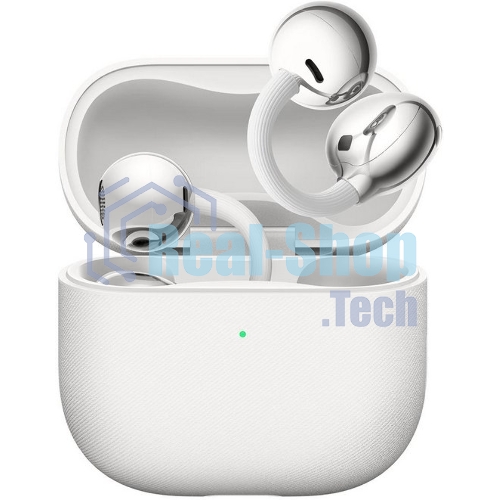 Наушники TWS Huawei FreeClip 2 белый, открытые (клипсы), Bluetooth, быстрая зарядка, до 8 ч