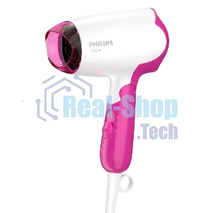 Фен Philips BHD003/00 розовый/белый, 1400 Вт, компактный
