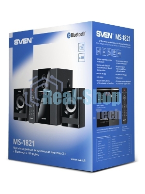 Акустическая система SVEN MS-1821 2.1 черный 40Вт BT