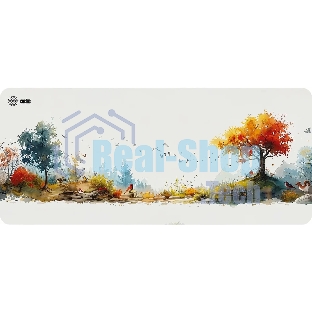 Коврик для мыши Cactus Forest watercolor 900x400x3мм (CS-MP-PRO16XXL)