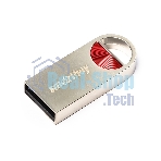 Флешка USB SmartBuy MC8 Metal Red (SB016GbMC8), 16Gb, USB 2.0, R/W 20/10, красный/серебристый