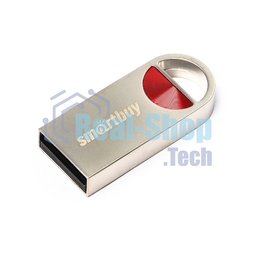 Флешка USB SmartBuy MC8 Metal Red (SB016GbMC8), 16Gb, USB 2.0, R/W 20/10, красный/серебристый