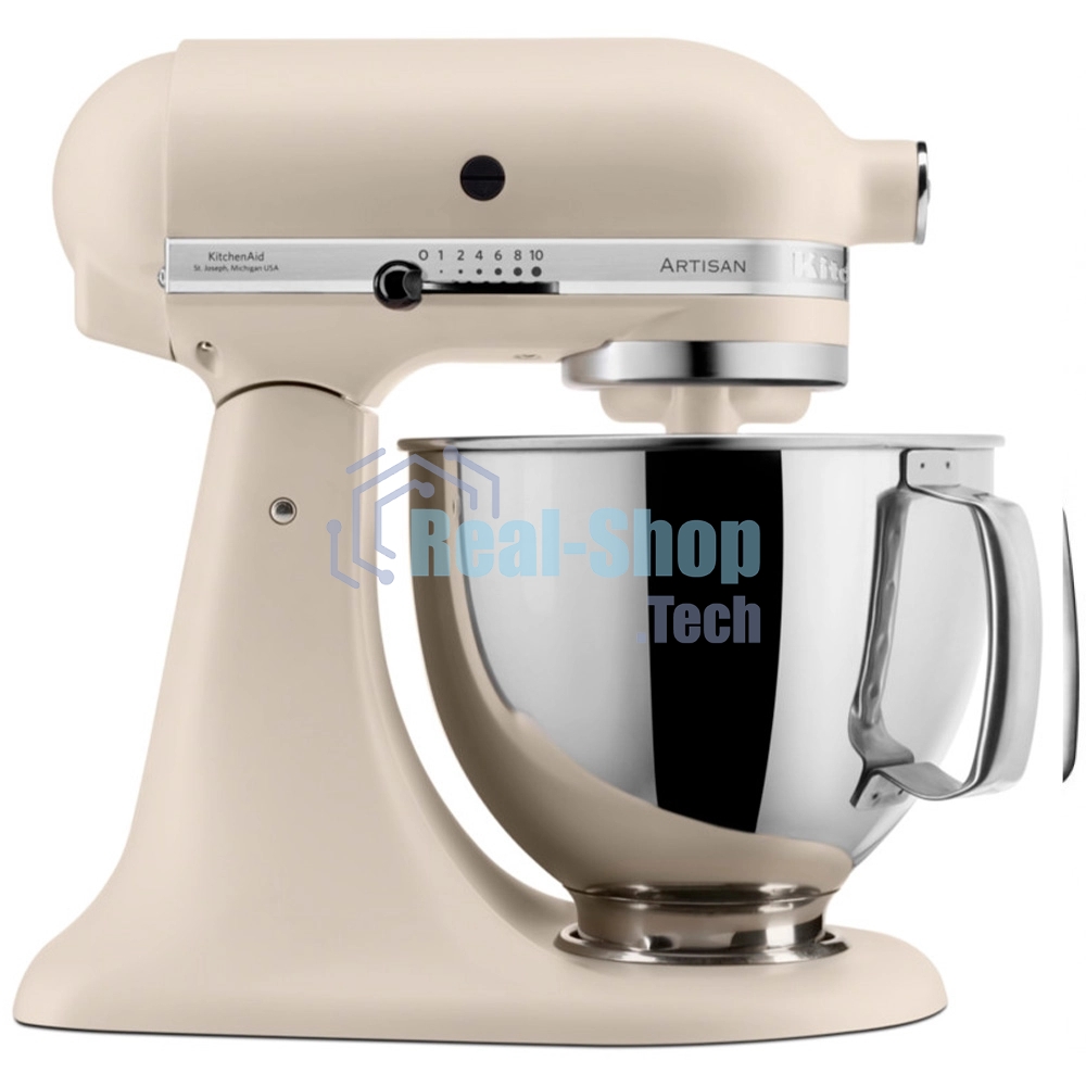 Настольный миксер с откидным блоком KitchenAid 5KSM125EMH Artisan 4.8 л, кремовый