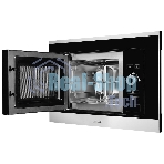 Встраиваемая микроволновая печь Monsher MMH 201 BX 60 см, 20 л, 8 автоматических кулинарных программ, 5 режимов мощности, функция размораживания по весу полуфабрикатов или по времени, черный и нерж.