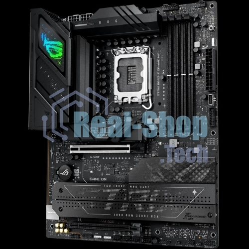 Материнская плата ASUS ROG STRIX B860-F GAMING WIFI, LGA 1851, Intel B860, 4xDDR5, 4xSATA, 4xM.2, 1xPCIe 5.0 x16, 1xPCIe 4.0 x16, 1xDP, 1xHDMI, 1x 2.5Gb LAN, 1xUSB 20Gbps, 1xUSB 10Gbps, 6xUSB-A 5Gbps, 2xUSB 2.0, 3x3.5 мм, 7.1, ATX