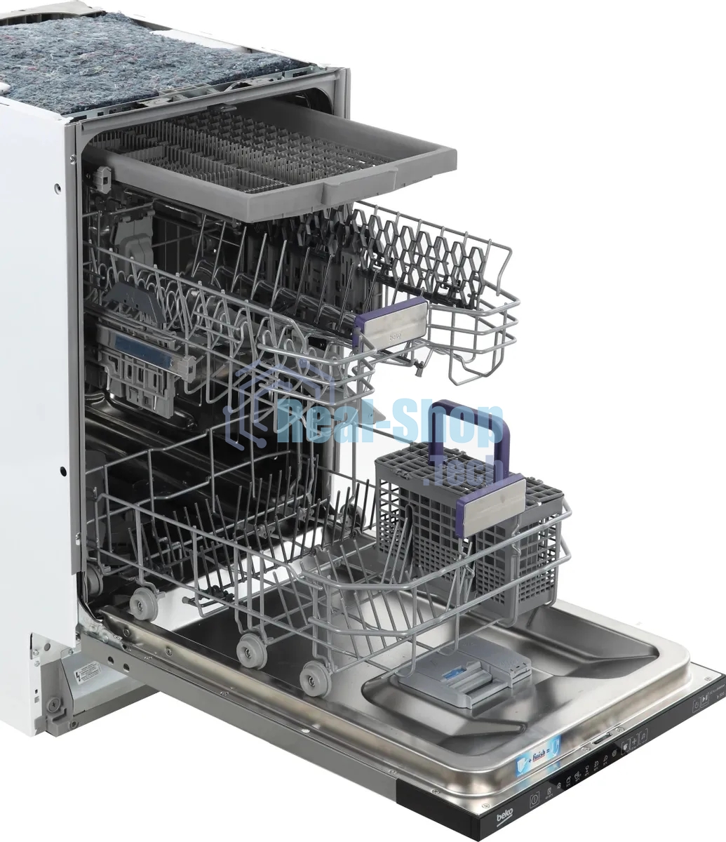 Встраиваемая посудомоечная машина Beko BDIS38121Q, белый, 44.8 см, 11 компл., 46 дБ, класс A