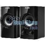 Акустическая система SVEN SPS-606, черный, акустическая система 2.0 (мощность 2x3 Вт(RMS))