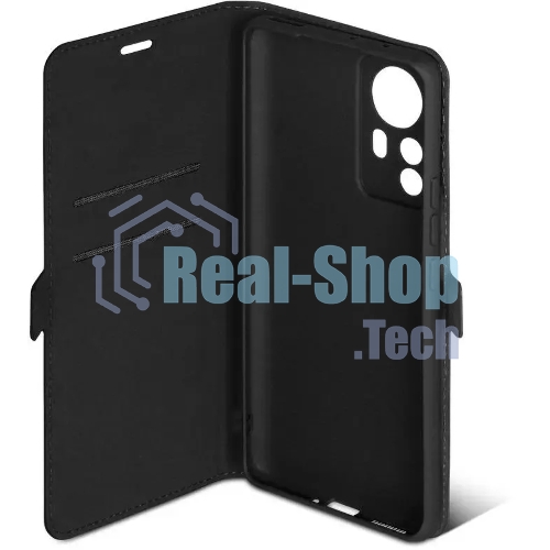 Чехол (флип-кейс) DF xiFlip-79, для Xiaomi 12 Pro, черный xiflip-79 (black)