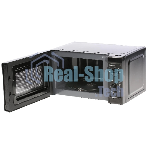 Микроволновая печь BBK 20MWS-709M/B черный, 20 л, 700 Вт, переключатели - поворотный механизм