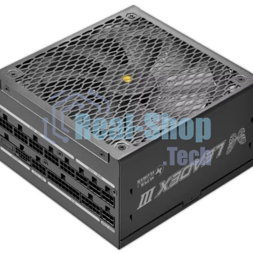 Блок питания Super Flower Power Supply Leadex III Gold, 1000 Ватт, 1000W, ATX 3.1, 140мм, 8xSATA, 4xPCI-E(6+2), 1x12VHPWR(12+4), APFC, 80+ Gold, Full Modular