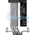 Кулер для процессора Ocypus Gamma A40 BK ARGB Digital, 100мм ARGB FAN, Top Display Panel, 4 HEAT PIPES, 4-PIN PWM, 600-2400 RPM, 29.5DBA, HYDRO BEARING, LGA115X/1200/1700/18XX, AM4/AM5
