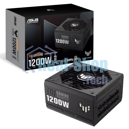 Блок питания ASUS TUF-GAMING-1200G (90YE00S0-B0NA00), 1200Вт, 80 PLUS Gold, 135мм, модульный, черный
