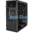 Компьютерный корпус Miditower ExeGate XP-332UC-UNS500 (ATX, БП UNS500 с вент. 12см, 2хUSB 3.0/1хTypeC, аудио, черный)