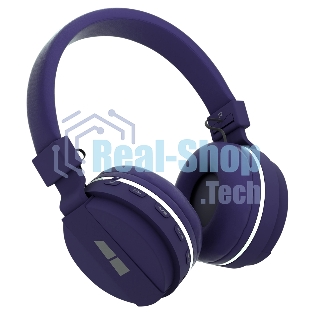 Беспроводные наушники MORE CHOICE HW15 фиолетовый, накладные, Bluetooth, до 6 ч