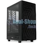 Компьютерный корпус без блока питания HSPD M510, Mesh Mid Tower, черный, TG, 0.5 SPCC, no fans ATX, mATX, mITX 180/280/160мм 1x2.5