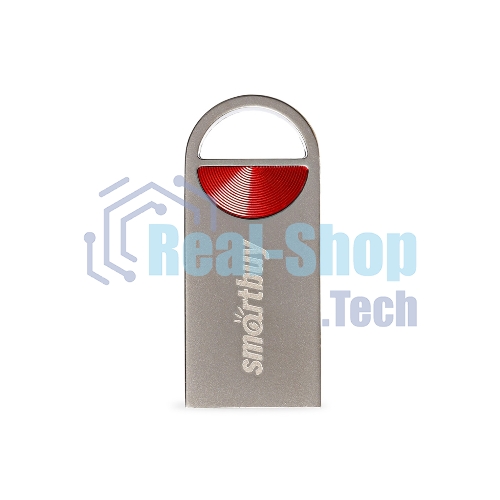 Флешка USB SmartBuy MC8 Metal Red (SB016GbMC8), 16Gb, USB 2.0, R/W 20/10, красный/серебристый